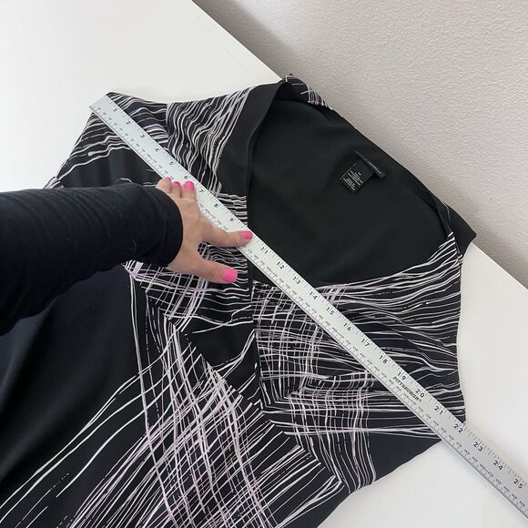 Lane Bryant Dress Womens Fourteen Black Midi Office Party Babydoll Whimsigoth - Picture 7 of 12